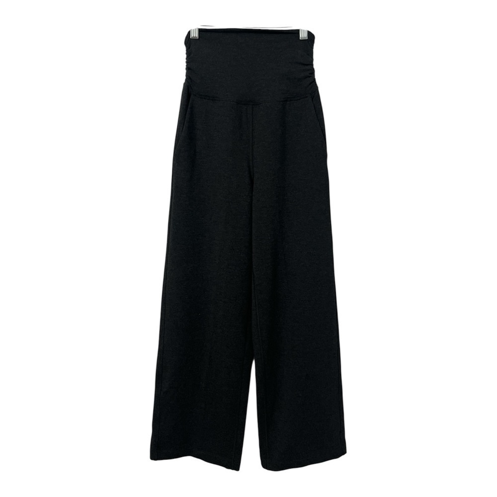Lululemon Take It Easy Pant Women’s 2 Heather Gray Black Wide Leg Stretch W5AZGS